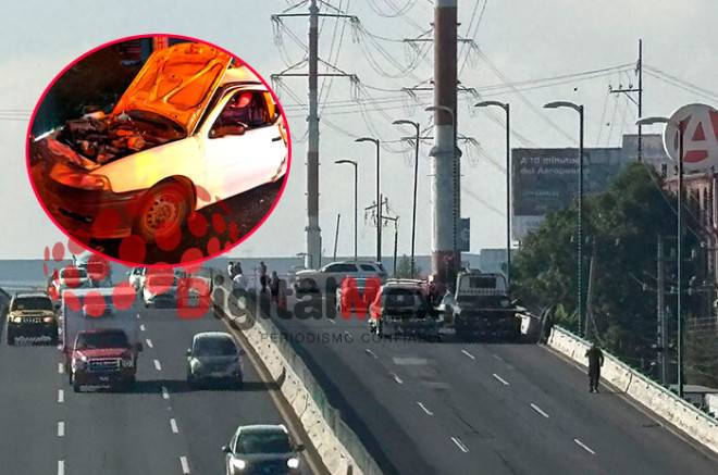 Muere mujer prensada en fuerte accidente sobre Boulevard Aeropuerto en Toluca: hay heridos