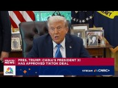 Pres. Trump: China's President Xi has approved TikTok deal