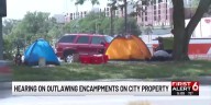 Omaha City Council holds hearing on outlawing homeless camps on city property