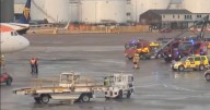 EasyJet passengers evacuated from plane departing Manchester Airport as emergency services scrambled