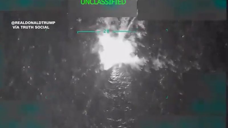 Venezuela afirma que el video del ataque de EE.UU. en el Caribe fue hecho con IA y el Gobierno de Trump lo desmiente
