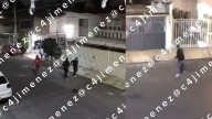Hombres persiguen y lanzan petardo a una joven en Azcapotzalco