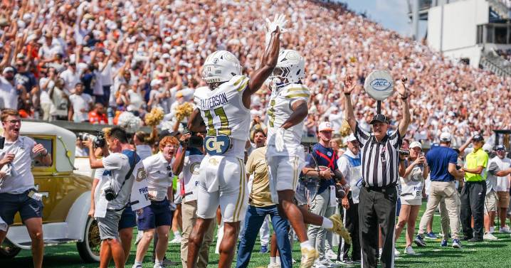 PHOTOS: Georgia Tech defeats Clemson on the final play
