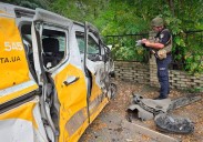 Al menos 24 muertos, la mayoría jubilados que recibían su pensión, en un bombardeo ruso en Ucrania