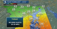 A rainy & breezy day ahead
