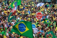 Seguidores de Bolsonaro protestan contra el Supremo y respaldan las sanciones de Trump