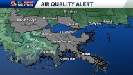 High ozone levels could affect those with breathing issues Friday