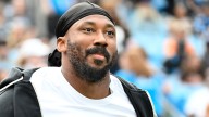 Myles Garrett out of Thursday practice with hip injury