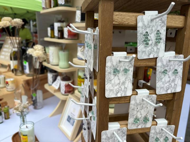 Oakland artist makes earrings from 'bipped' car windows