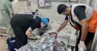 An American nurse in Gaza City films a hospital's collapse as Israeli forces surround it