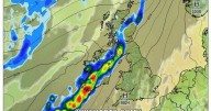 'Huge 880-mile wall of rain' set to batter Scotland in just a few days
