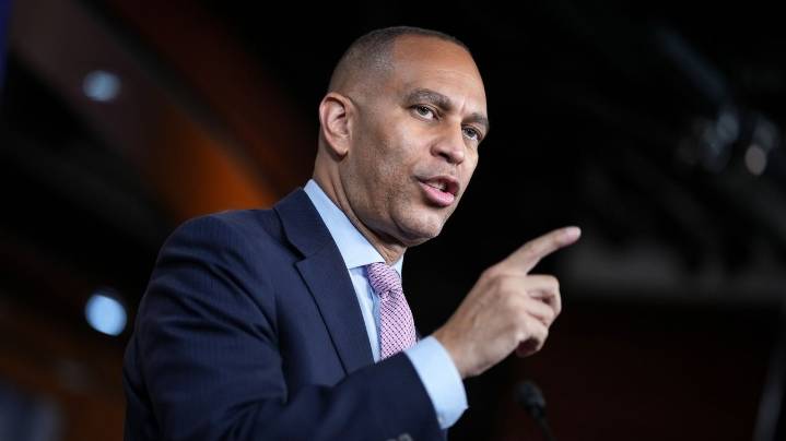 Democratic Leader Hakeem Jeffries says Trump is marching the country into a government shutdown