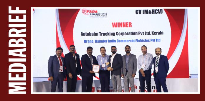 Autobahn Corporation wins three FADA Awards 2025, including Dealer of the Year for second consecutive year