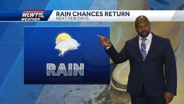 Rain Chances Increase For Cincinnati This Week