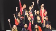 Sorpresa para los fans: el elenco de Rebelde Way se hizo presente en el quinto show de Erreway en Buenos Aires