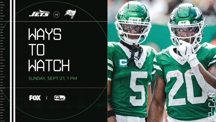 Ways to Watch and Listen | Jets at Buccaneers