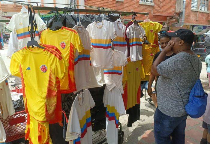Se ‘disparó’, la venta de camisetas de La Selección Colombia