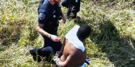 Police K-9s help find suspect in field during manhunt in Lebanon