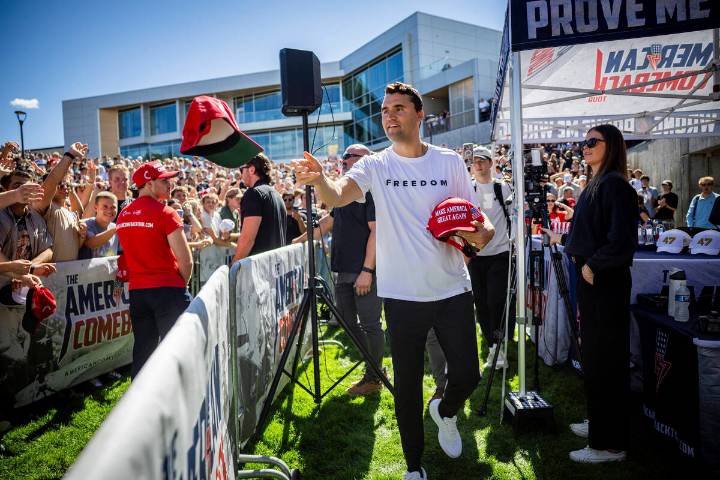 Charlie Kirk shooting: Authorities search for killer in conservative activist’s killing