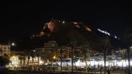El Castillo de Santa Bárbara de Alicante, a oscuras por fallos en la iluminación