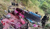 At least 15 killed after bus carrying tourists plummets 1,000ft off mountain
