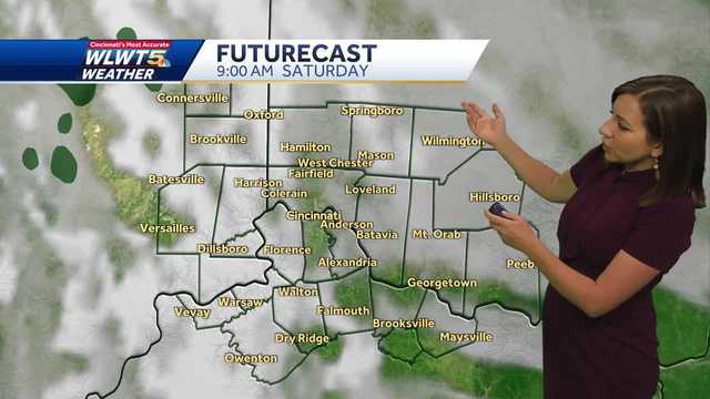 Spotty rain and storms return to Cincinnati Sunday