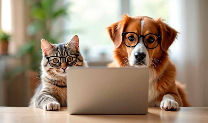 ¿Quién es más listo, un perro o un gato?