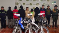 A prisión cuatro hombres sorprendidos con motocicletas hurtadas en San Agustín, Huila