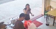 Moment woman reunites with first love after 16 years