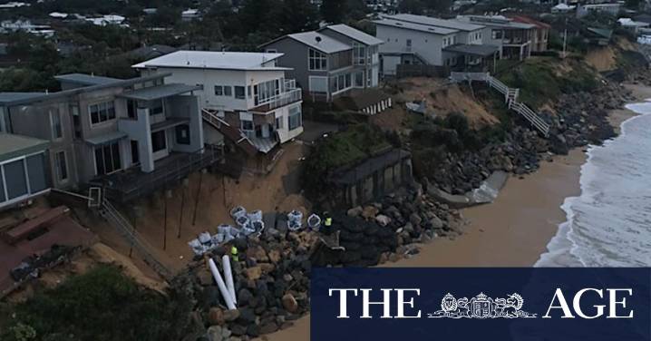 Bad weather threatens Wamberal coastline