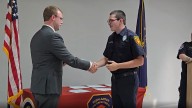 First responders receive first-ever Stork Award after helping deliver baby in Floyds Knobs