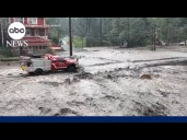 Heavy rains trigger flash floods and mudslides out West