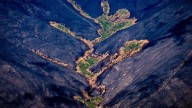 La España calcinada vista desde el aire: las fotos de la ola de incendios