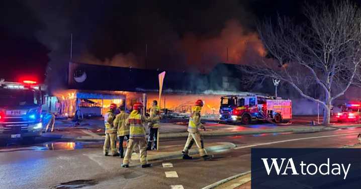 Businesses flattened as deliberately lit fire destroys Morley Markets