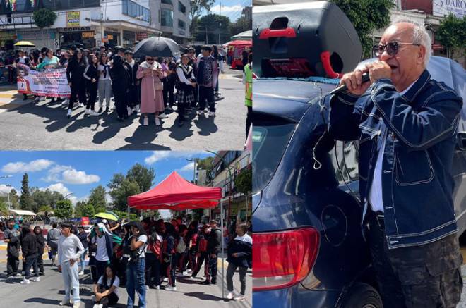 UPREZ obliga a estudiantes a manifestarse contra el gobierno de Ecatepec