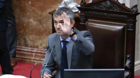 Martín Menem sostiene que audio de Karina Milei fue grabado en Diputados y tildó a la oposición de “tren fantasma”