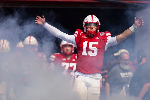 Nebraska completes Hail Mary to tie No. 21 Michigan as half expires
