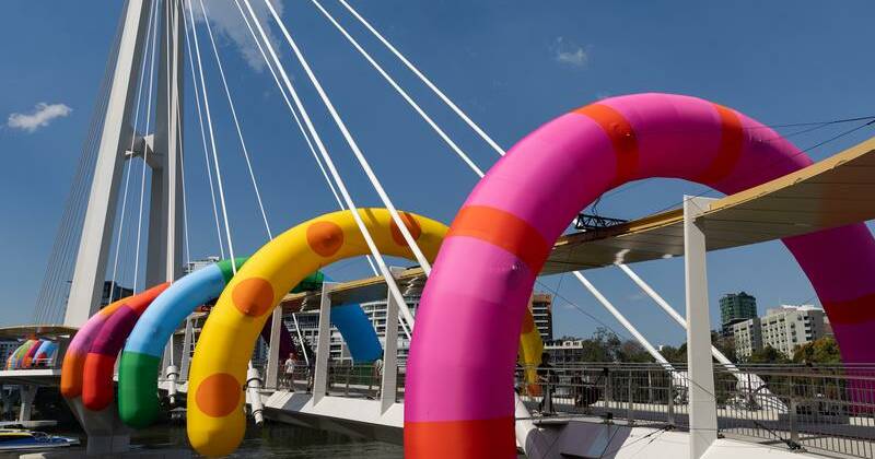 Over the river and into the sky, art festival takes off