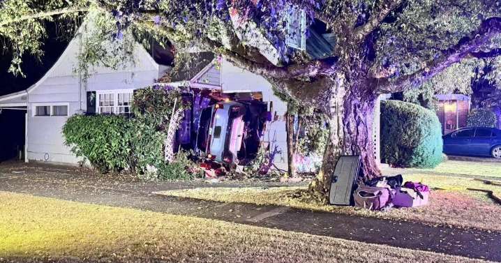 Driver arrested for DUII, home occupants displaced following Corvallis crash