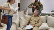 Primeras imágenes de Hernán Bermúdez líder de "La Barredora" al momento de ser detenido en su casa de Paraguay