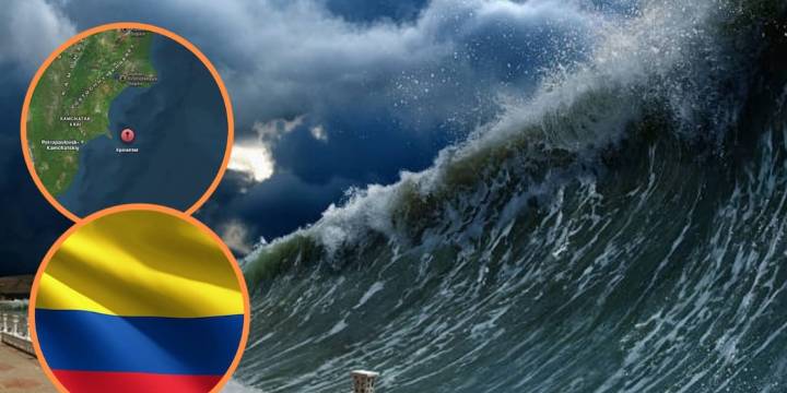 Alerta de tsunami: esto pasará en Colombia tras terremoto de magnitud 7,8 en las costas del oeste de Rusia