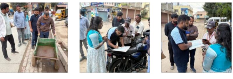 Bengaluru North City Corporation Commissioner Inspects Road Development Works and Visits Muster Point