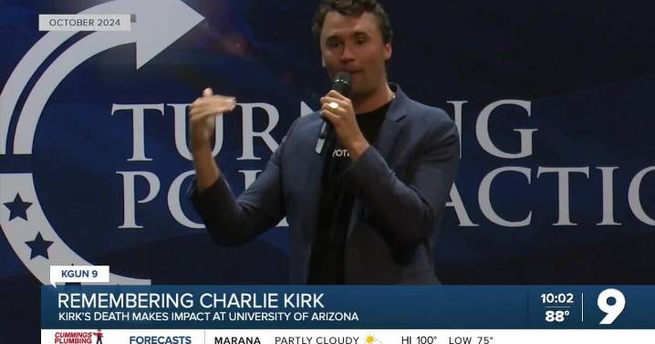 Charlie Kirk’s death felt by University of Arizona College Republicans and Democrats