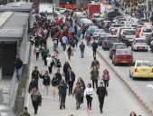 Caos en la calle 26: protestas en la Nacional y la Distrital colapsan estaciones de TransMilenio