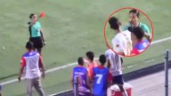 Indignación en el fútbol colombiano: árbitra fue agredida por un jugador tras expulsarlo