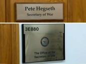 ‘Secretary of War’ plaques installed at Pentagon after Trump’s renaming order