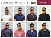 Detienen a 8 sujetos de banda ligados a secuestros y extorsiones