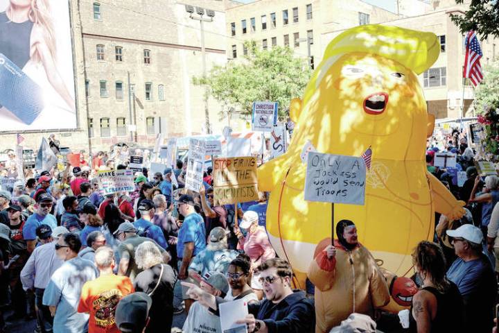 Labor Day protests denounce Trump while supporting workers