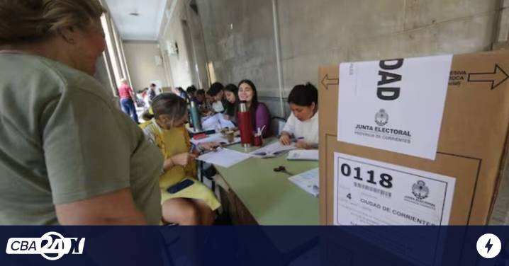 Elecciones en Corrientes: votó cerca del 70% del padrón