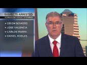 Four suspects arrested and face several charges